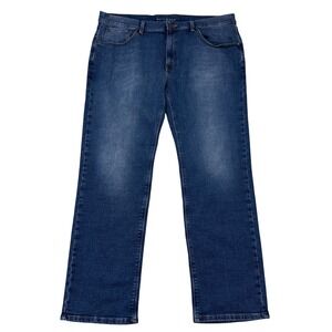 Mott & Bow Jeans Mens Size 40 x 32 Slim Fit Dark Wash Stretch Denim Casual